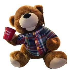 Nika Animated Teddy Bear Sings and Dances Red Solo Cup by Toby Keith